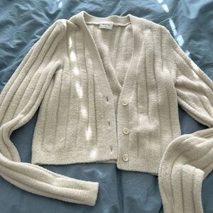 Wilfred Free | Hush Knit Cropped Cardigan